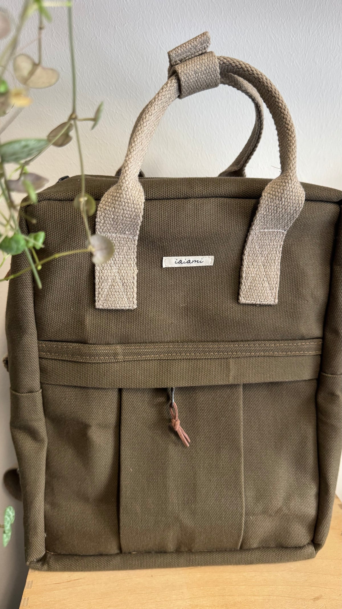 Zaino Tamalito (mini) - Verde Oliva/Pavone (Nippori)