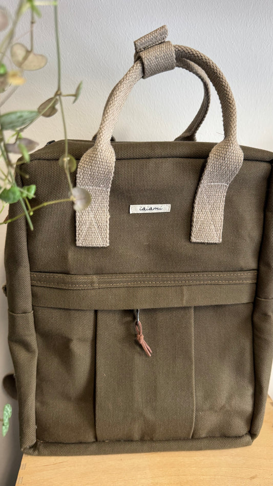 Zaino Tamalito (mini) - Verde Oliva/Pavone (Nippori)
