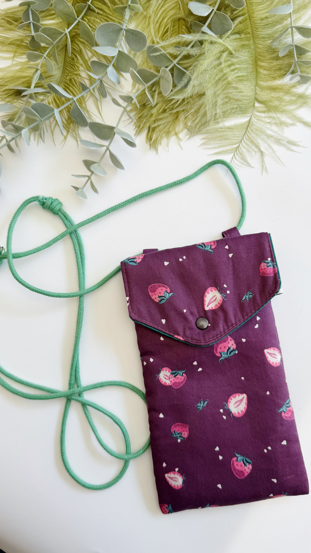 Astuccio porta cellulare - Fragole