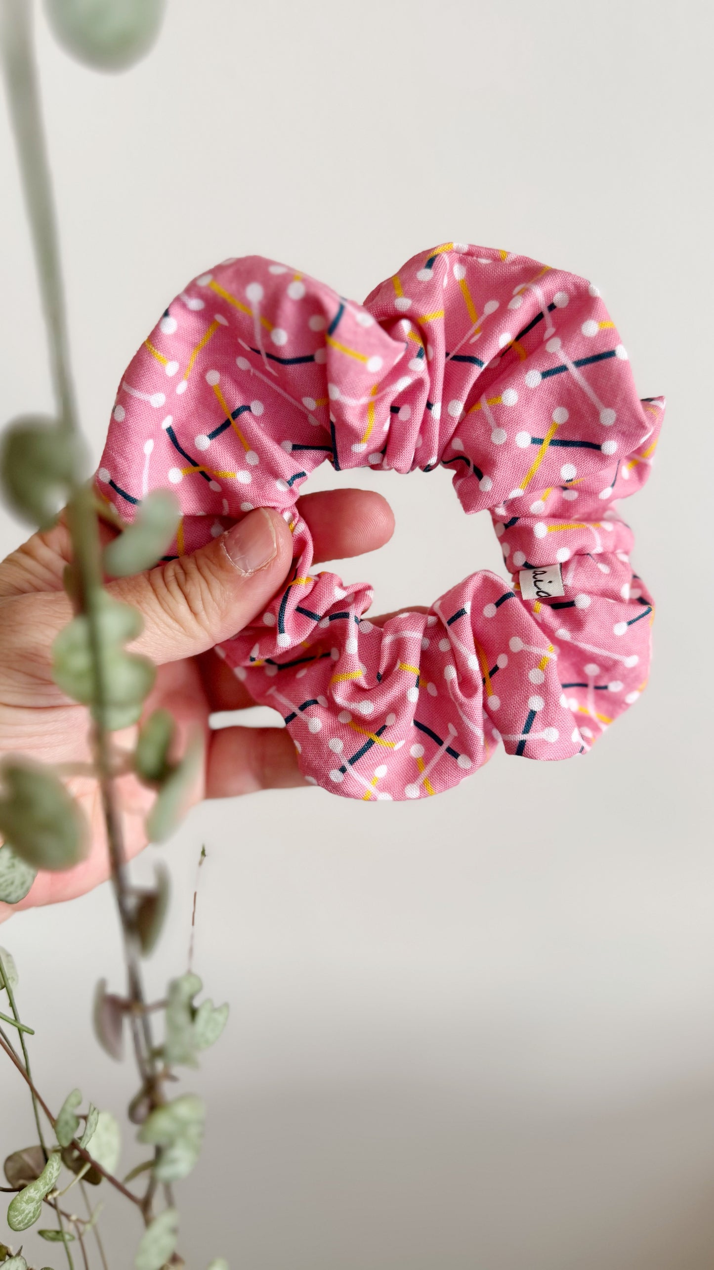 Scrunchie - Geometrica Rosa