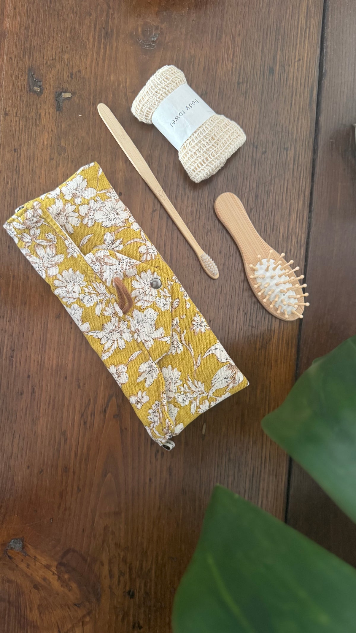 Beauty Burrito - Fiori Stilizzati Giallo Senape (Hanbok)