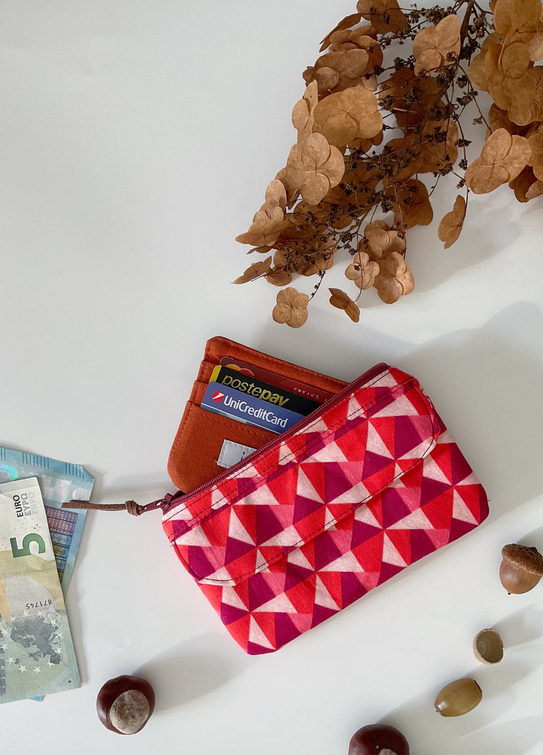 Pocket Pochette (Mini) - Geometrica Rossa