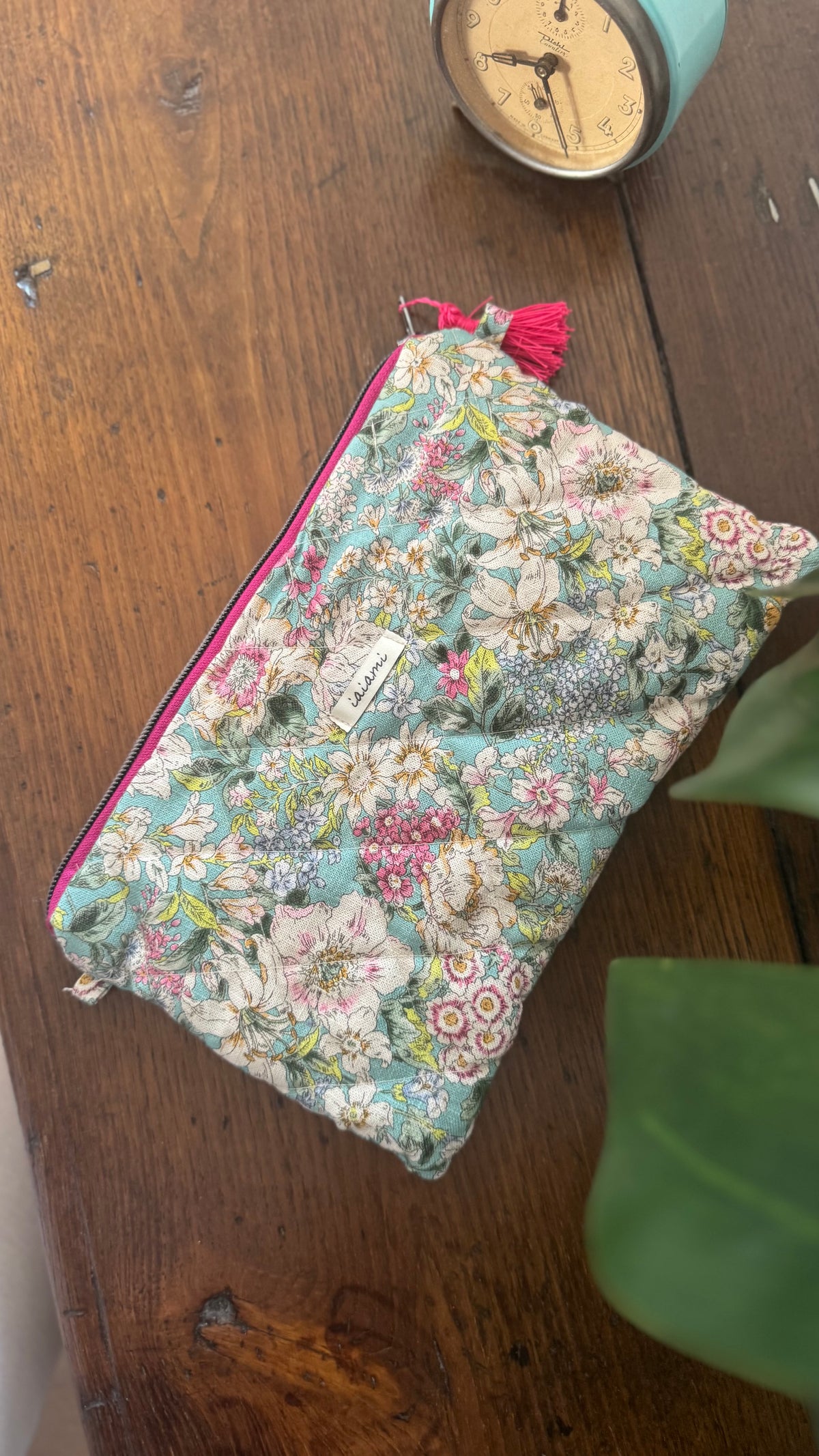 Pochette trapuntata Maxi -  Hwawon (Hanbok)