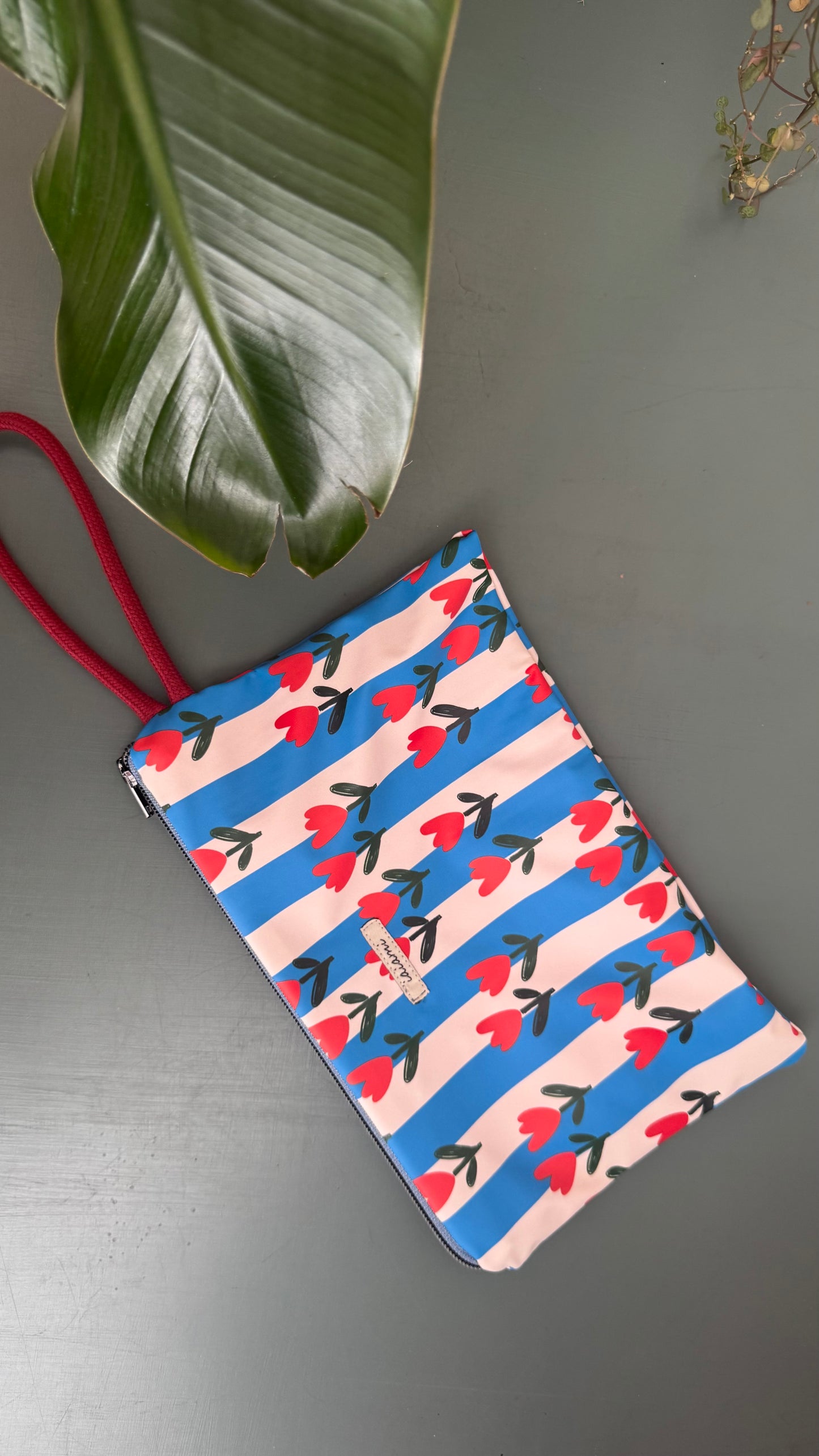 Gocce pochette Mini (idrorepellente) - Tulipani