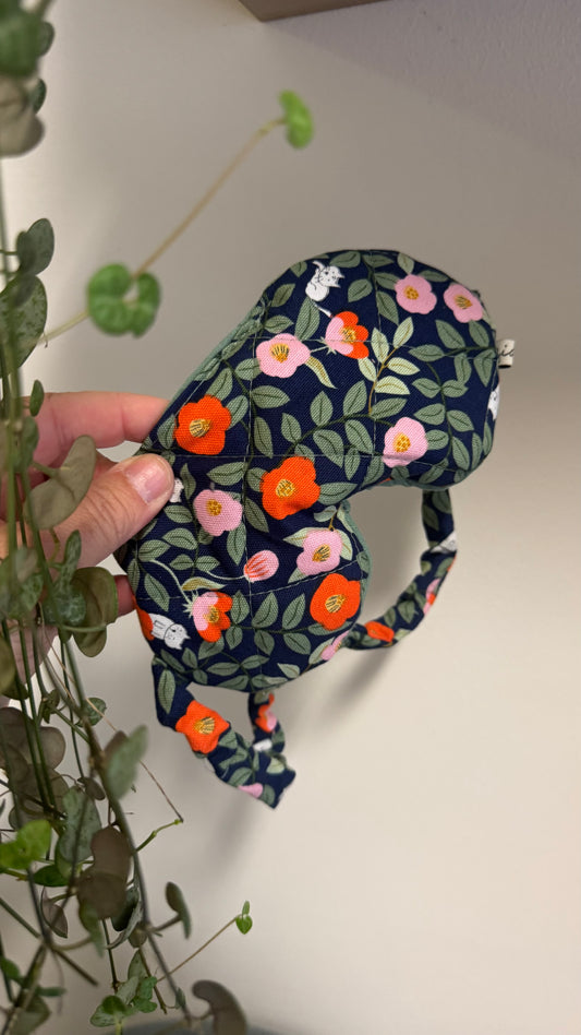 Nuvola (sleep mask) - Fiori Arancio Gattini (Hanbok)