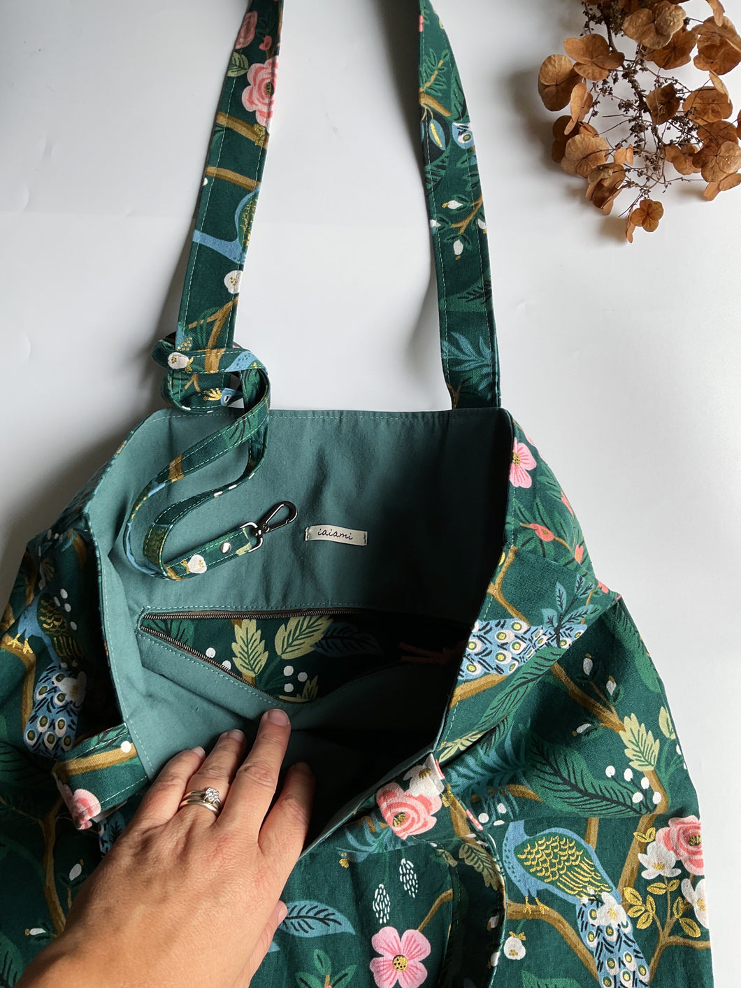 Shopper Bag - Menagerie Green