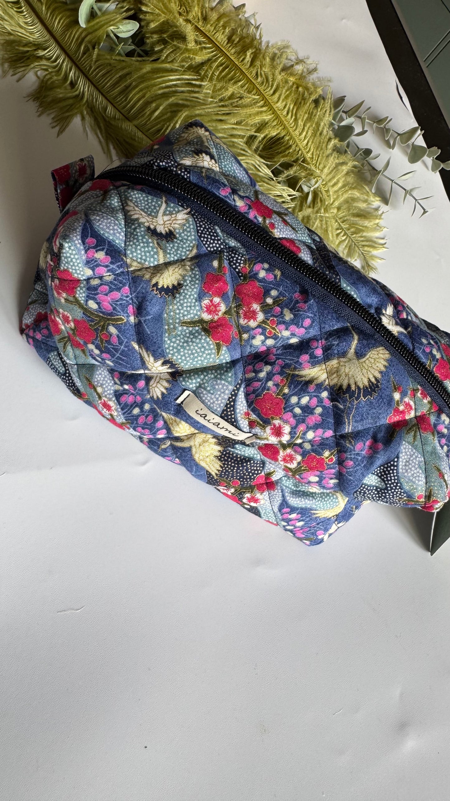 Cubotto trapuntato - Airone Blue Violetto (Nippori)