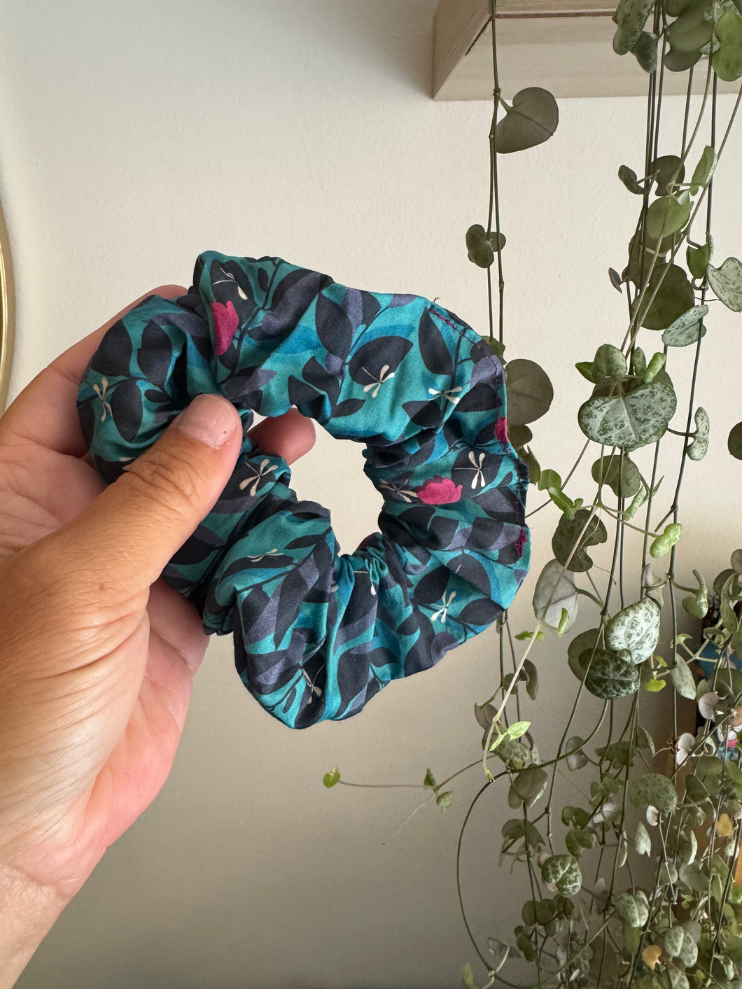Scrunchie - Libellule turchese