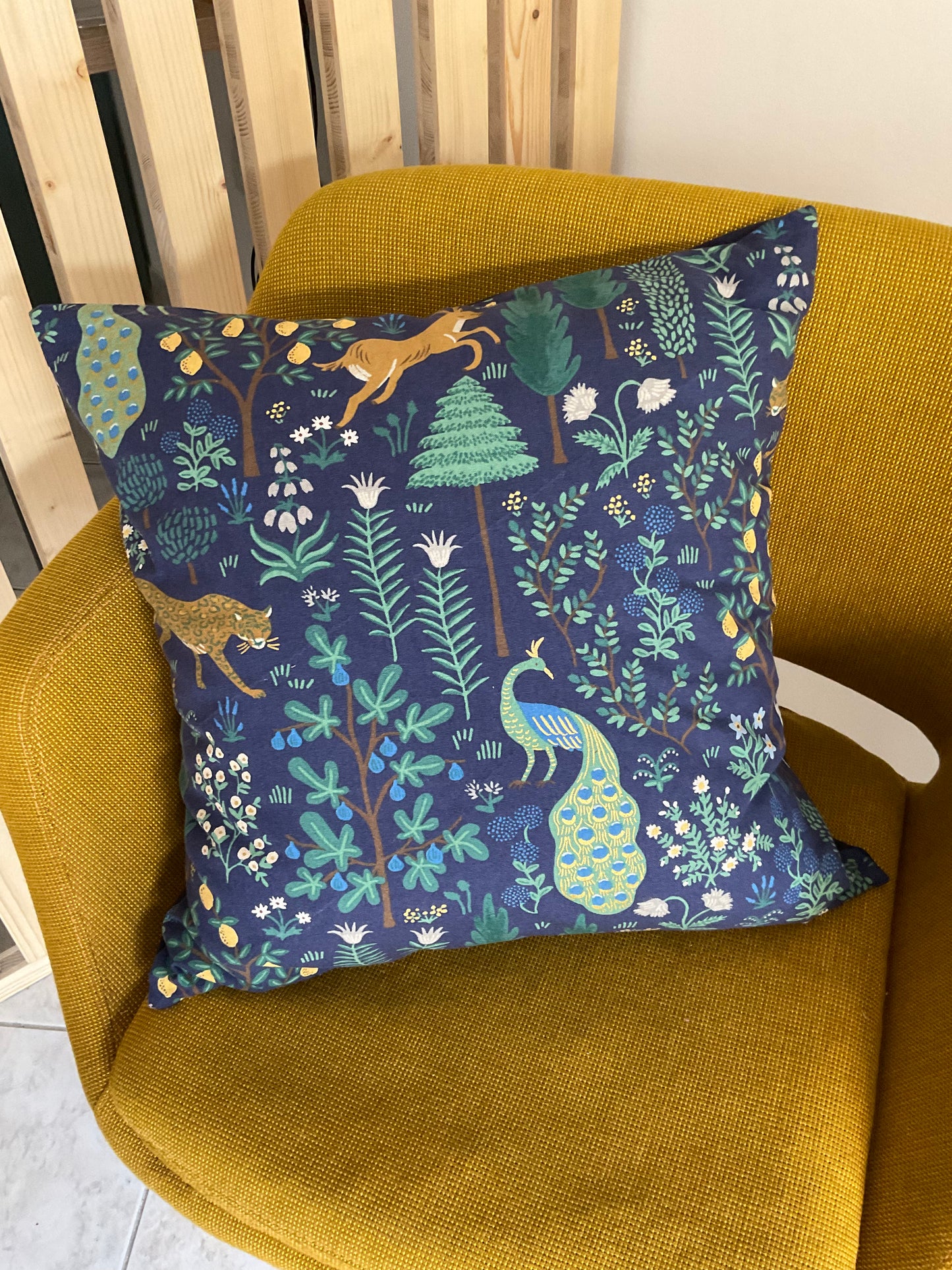Fodera per cuscino - Menagerie Navy