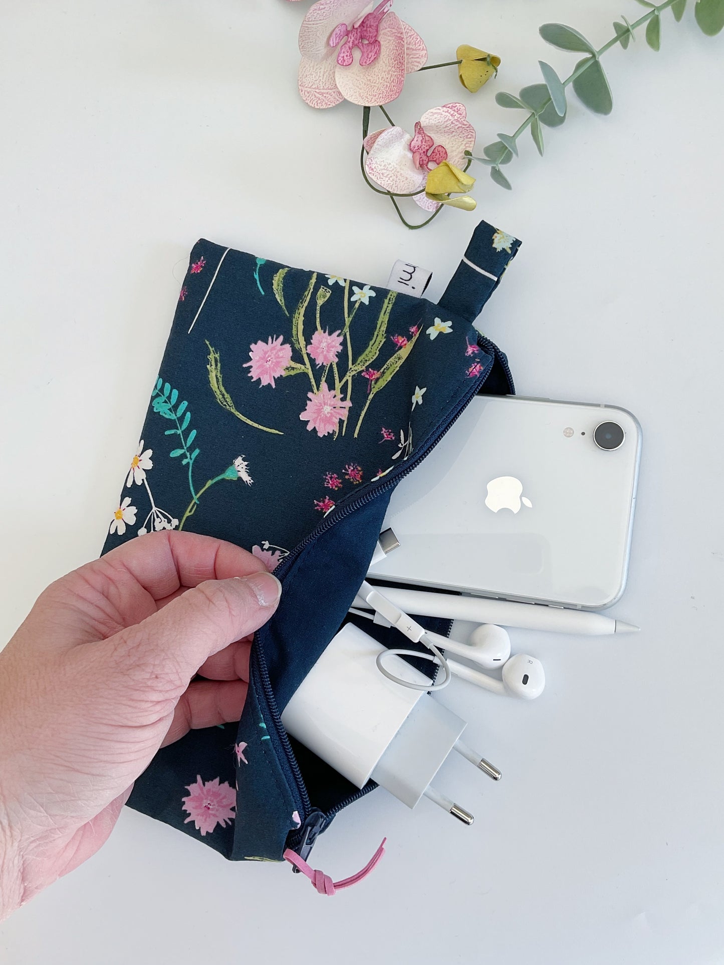 Pochette (maxi) - Spezie in fiore blue